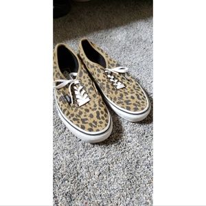 Cheetah print vans